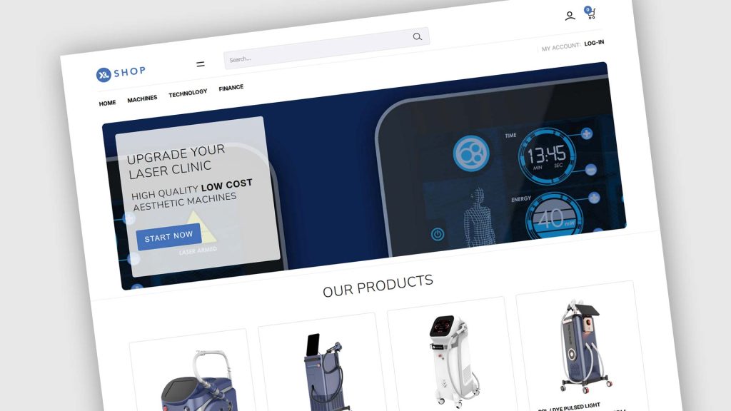 XL E-Commerce Website Design