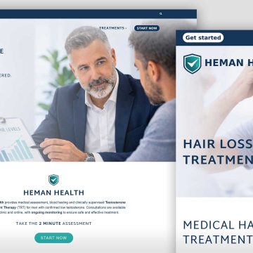 Heman Health Website Design