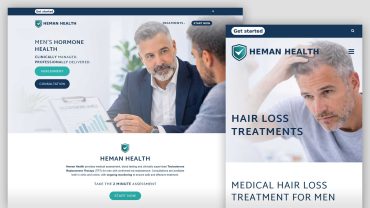 Heman Health Website Design