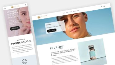 Peonia Medical Web Design